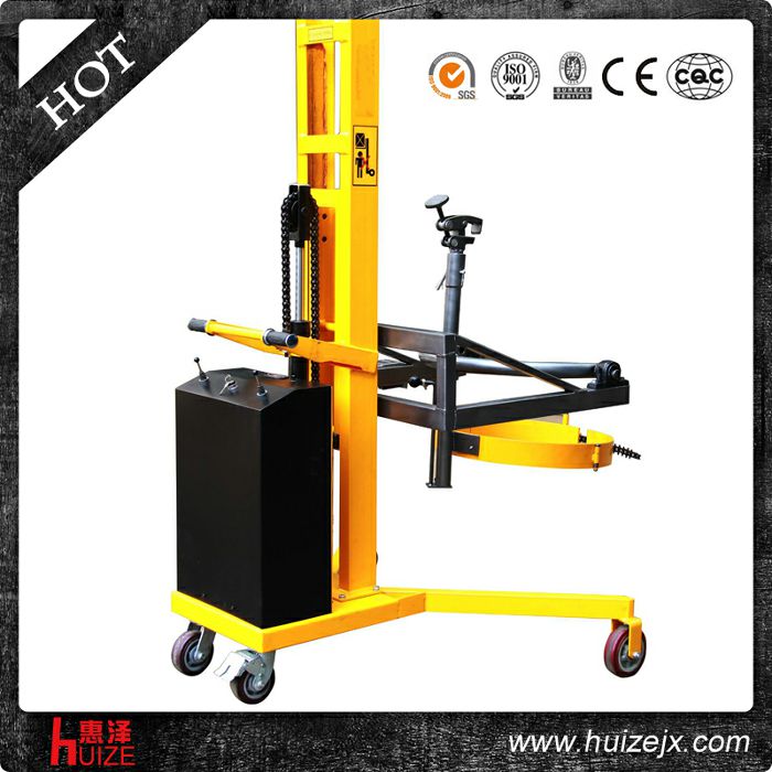 半電動油桶車（直角腿，夾鐵桶翻轉(zhuǎn)）2